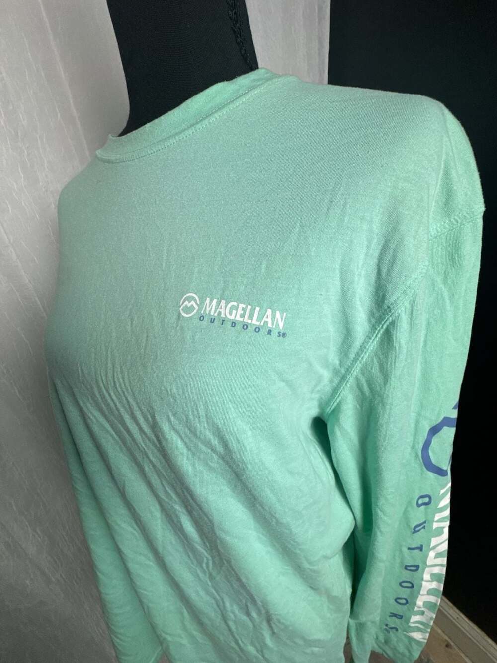 Magellan Outdoors Grotto Falls Men’s M Beach Glass Long Sleeve Performance Shirt - Picture 4 of 9
